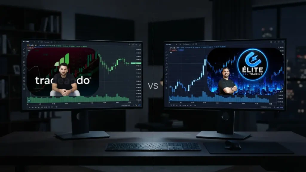 elite del trading vs tradeando comparativa 2026