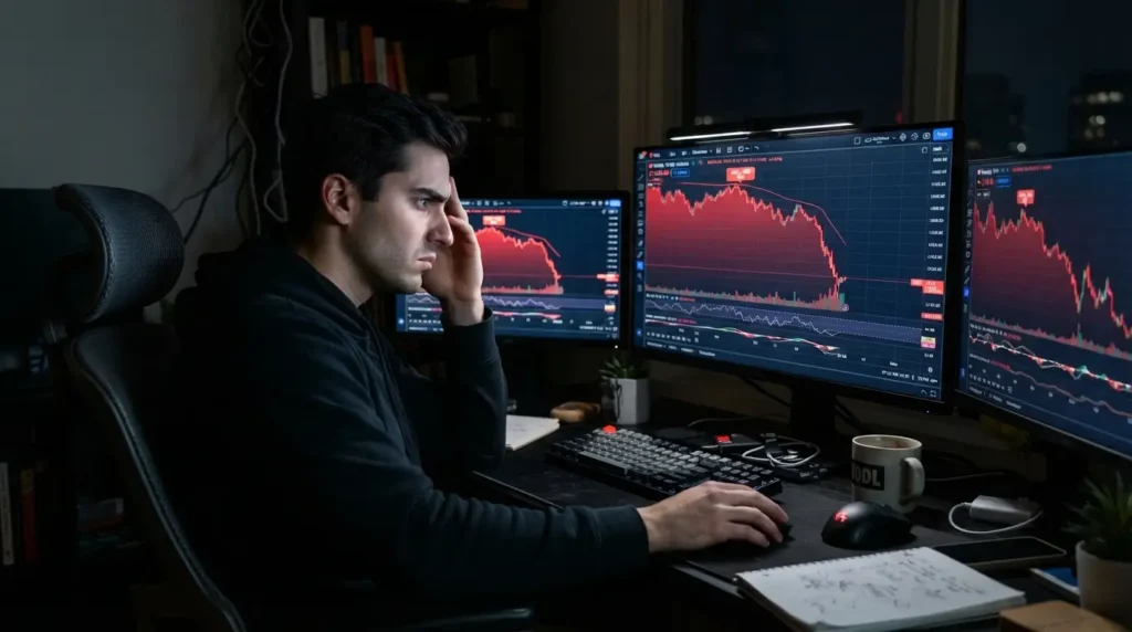 patron de perdidas en trading una vela roja borra la ganancia